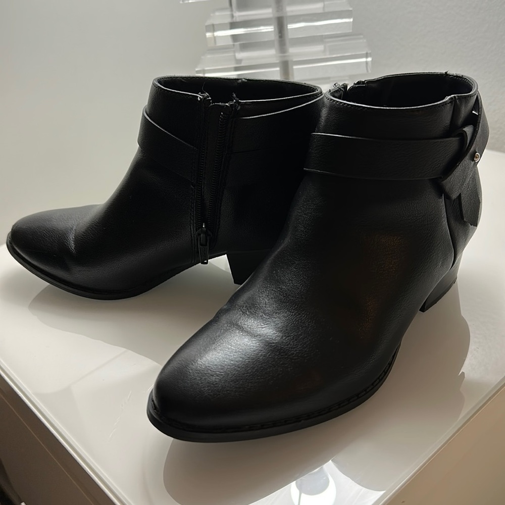 Black Ankle Boots 7.5